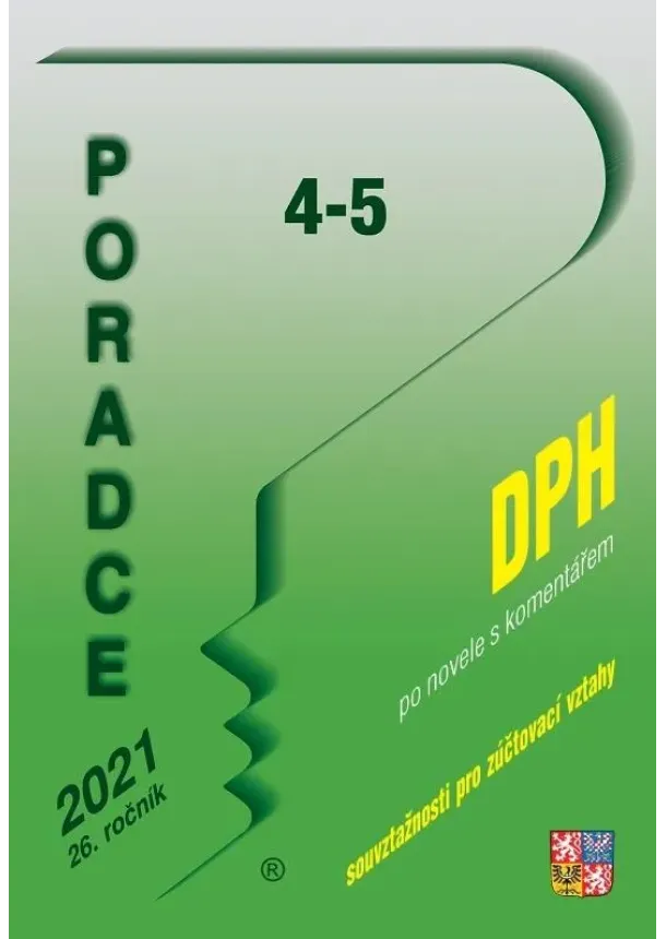 Poradce 4-5/2021 DPH (po novele s komentářem) Daň z přidané hodnoty, Souvztažnosti - zúčtovací vztahy