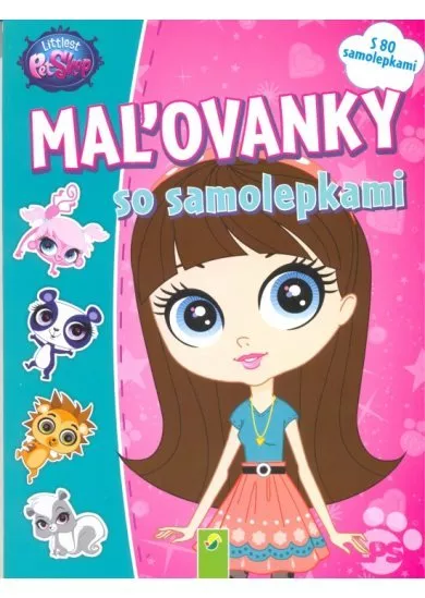 Maľovanky so samolepkami - Littlest Pet Shop