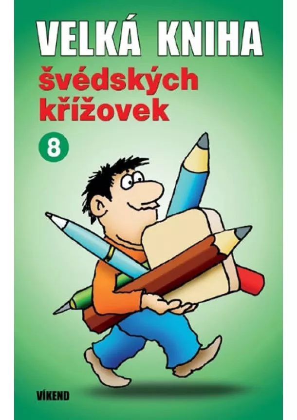 autor neuvedený - Velká kniha švédských křížovek 8.