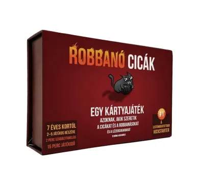 Társasjáték - Robbanó cicák kártyajáték