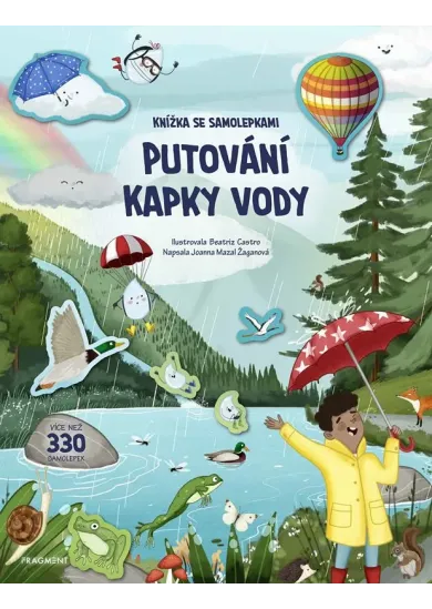 Knížka se samolepkami - Putování kapky vody