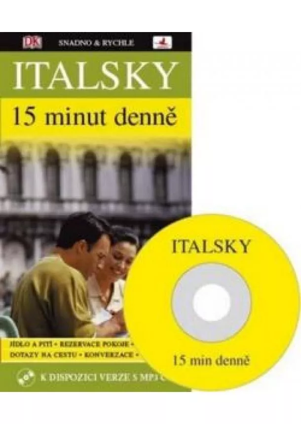 autor neuvedený - Italsky 15 minut denně + CD MP3