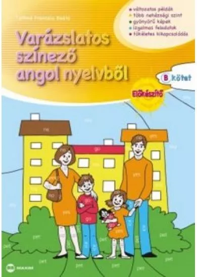 Varázslatos színező angol nyelvből - Előkészítő 