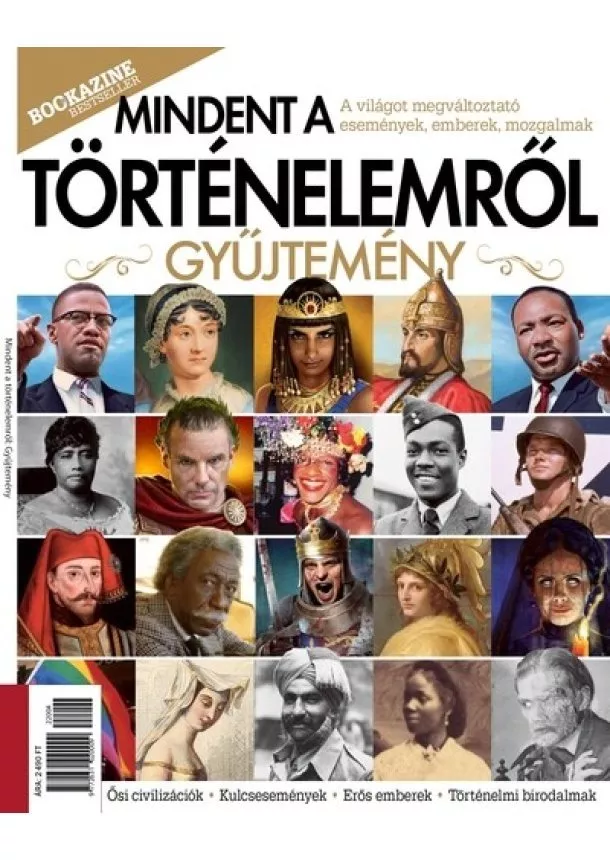 Bookazine - Mindent a történelemről gyűjtemény - Bookazine Bestseller