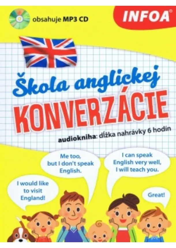 Kolektív autorov - Audiokniha - Škola anglickej konverzácie + MP3 CD (slovenská verzia)