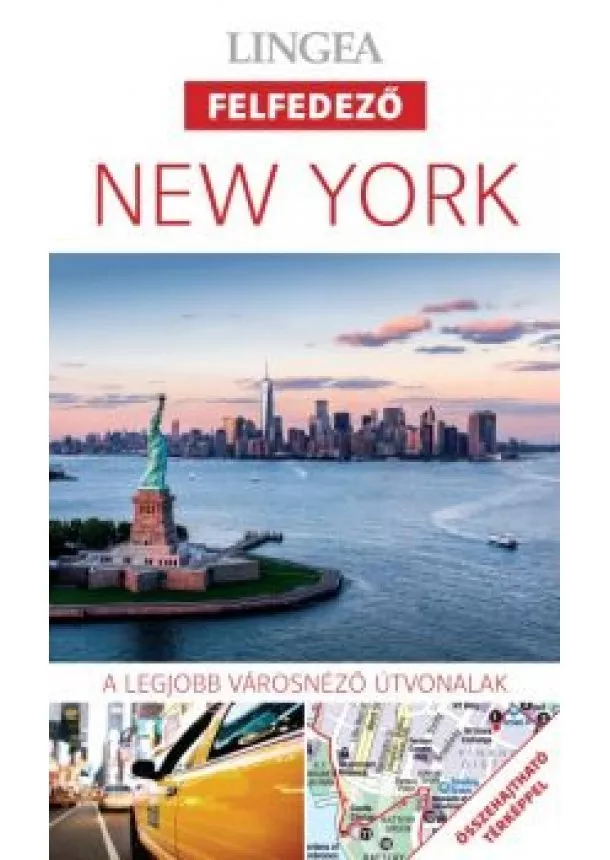 UTIKÖNYV ÉS TÉRKÉP - NEW YORK - LINGEA FELFEDEZŐ