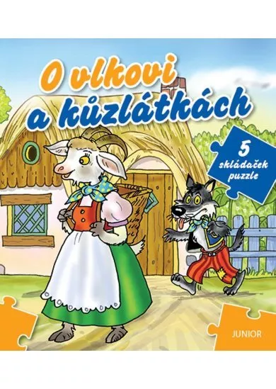 O vlkovi a kůzlátkách - 5 skládaček puzzle