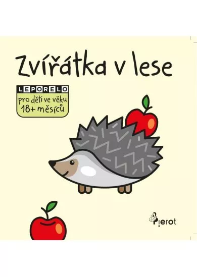 Zvířatka v lese - Leporelo pro děti ve věku 18+ měsíců