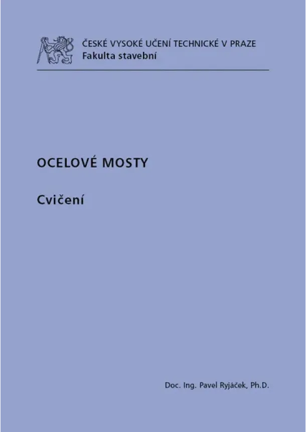 Pavel Ryjáček - Ocelové mosty. Cvičení