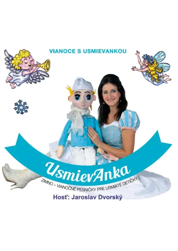 Usmievanka - UsmievAnka: Vianoce s UsmievAnkou (+ maľovanka) - CD