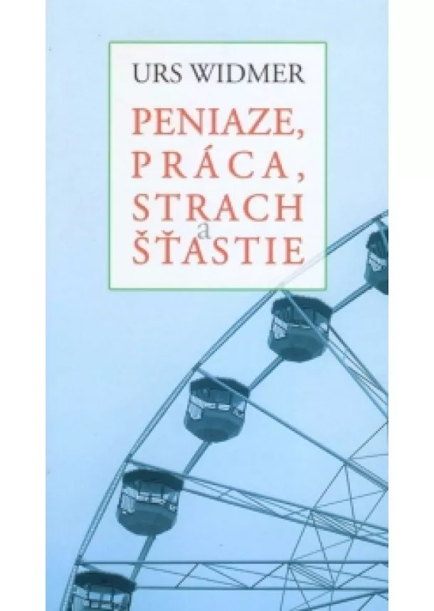 Urs Widmer - Peniaze, práca, strach a šťastie