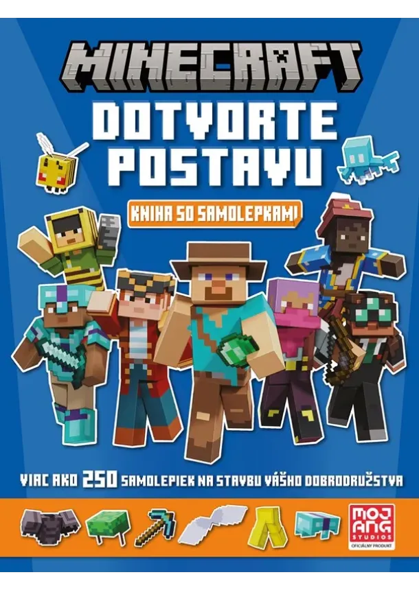 Kolektiv - Minecraft - Dotvorte postavu - Kniha so samolepkami