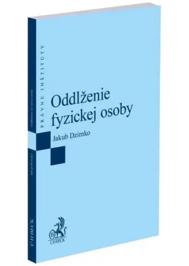 Jakub Dzimko - Oddlženie fyzickej osoby