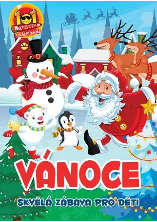 Vánoce - 101 Aktivity s nálepkami - Skvělá zábava pro děti