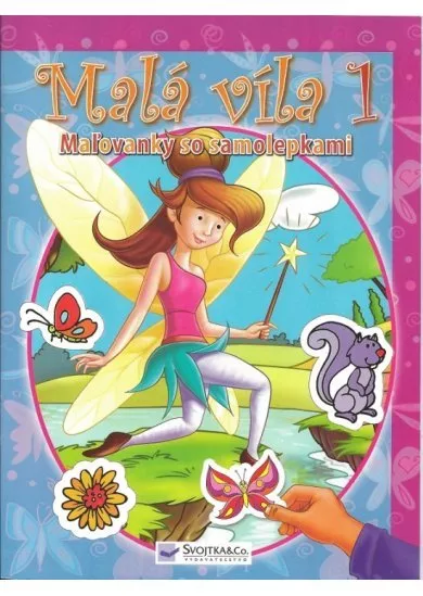 Malá víla 1 - Maľovanky so samolepkami