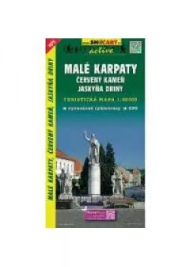 Malé Karpaty, Červený Kameň, Jaskyňa Driny turistická mapa 1:50 000 tmč 1079