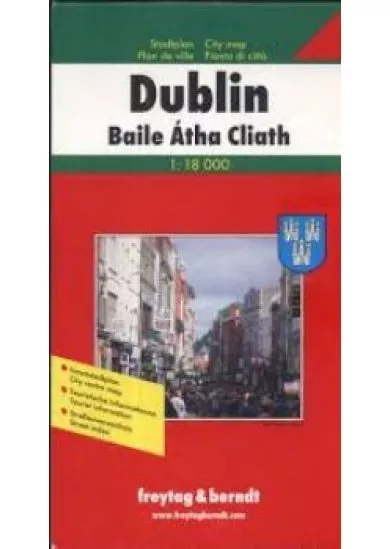 Dublin mapa mesta 1:18 000