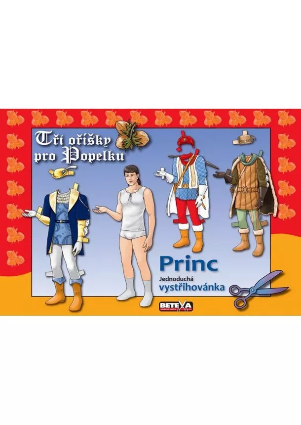 autor neuvedený - Princ - Tři oříšky pro Popelku - Jednoduchá vystřihovánka