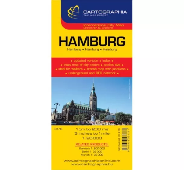Térkép - Hamburg várostérkép (1:20 000) /Külföldi várostérkép