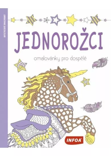 Omalovánky pro dospělé - Jednorožci