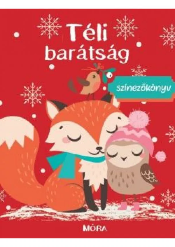 Foglalkoztató - Téli barátság - Színezőkönyv