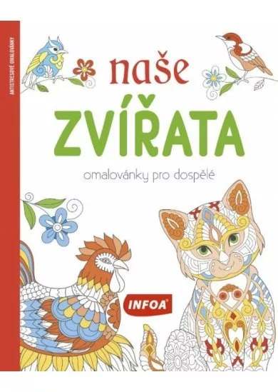 Omalovánky pro dospělé - Naše zvířata