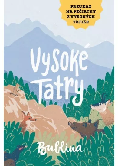 Vysoké Tatry - preukaz na pečiatky (modrá obálka)