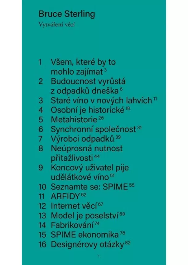 Bruce Sterling - Vytváření věcí