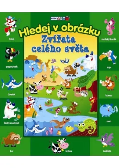 Zvířata celého světa - Hledej v obrázku