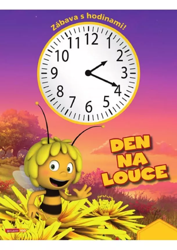 autor neuvedený - Včelka Mája Den na louce - zábava s hodinami!