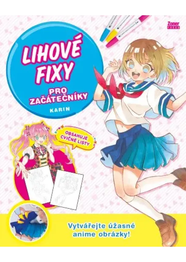 Karin - Lihové fixy pro začátečníky - Vytvářejte úžasné anime obrázky!