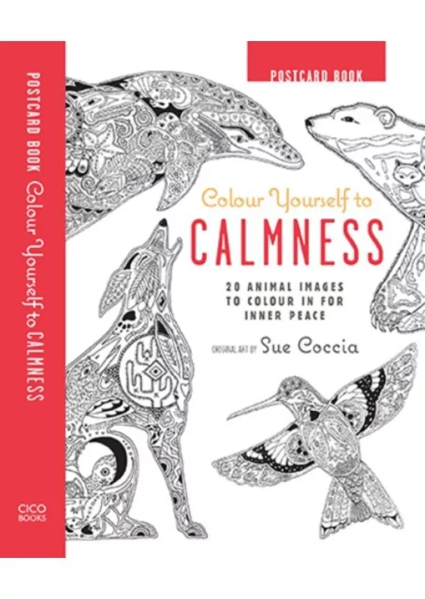 Colour Yourself to Calmness Postcard Book