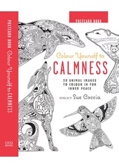 Colour Yourself to Calmness Postcard Book