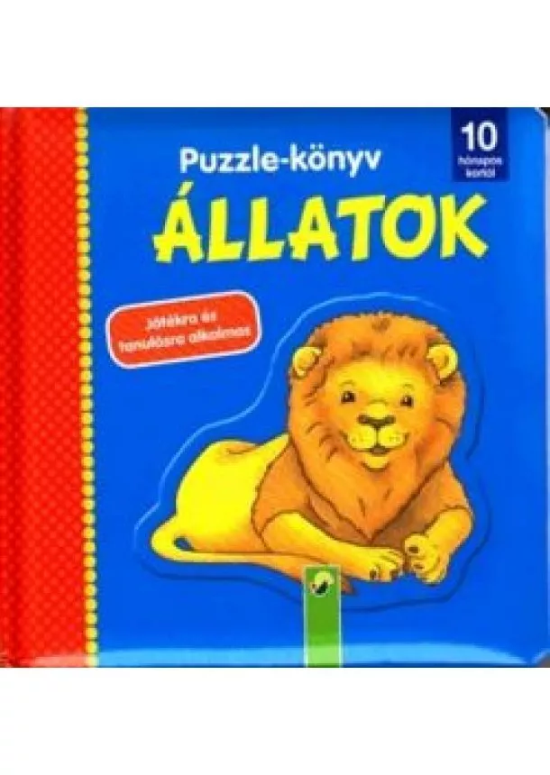 Puzzle-Könyv - Puzzle-könyv: Állatok /10 hónapos kortól