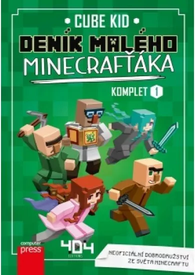Deník malého Minecrafťáka komplet 1