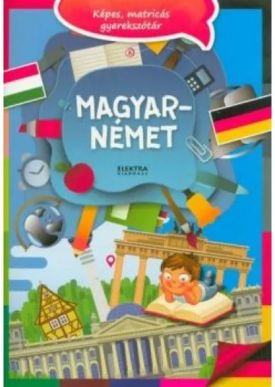 Magyar-német képes, matricás gyerekszótár