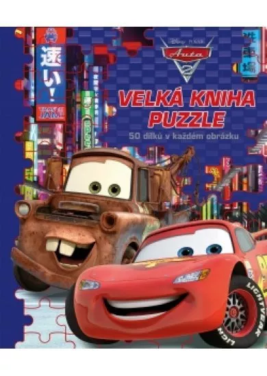 Auta - Velká kniha puzzle