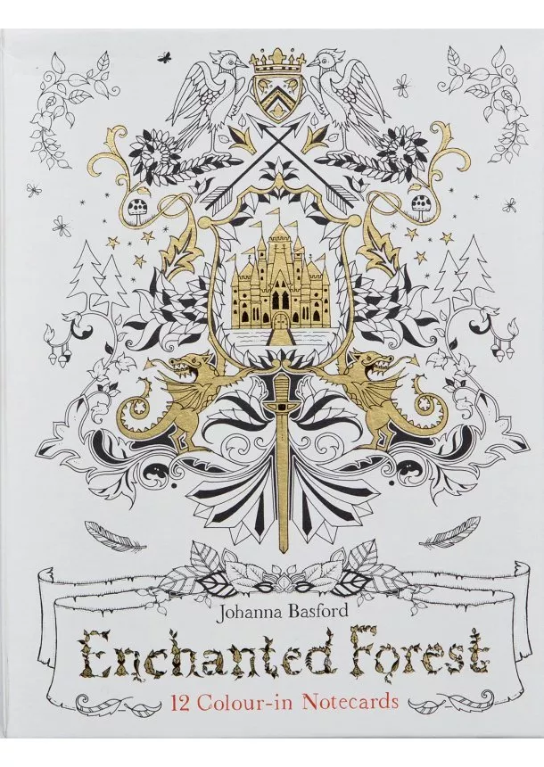 Johanna Basford - Enchanted Forest : 12 Colour-in Notecards