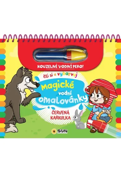 Červená karkulka - Čti a vybarvuj Magické vodní omalovánky