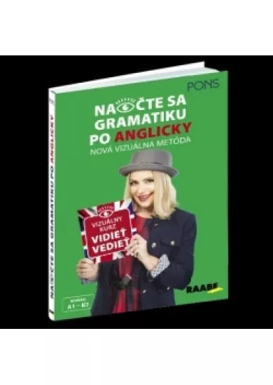 Nová vizuálna metóda-Pons- Naočte sa gramatiku po anglicky A1-B2