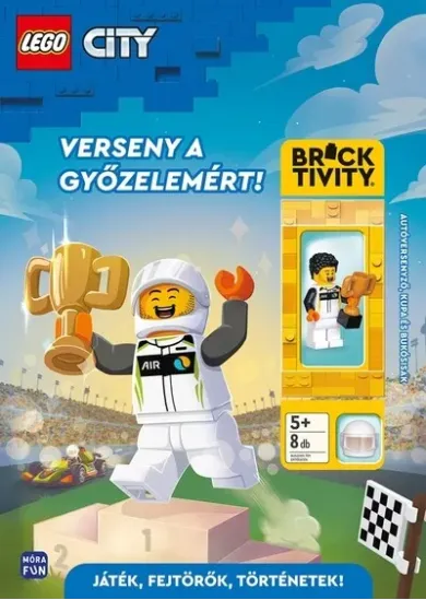 Lego City - Verseny a győzelemért - Autóversenyző, kupa és bukósisak