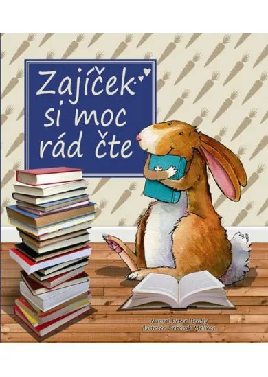 Zajíček si moc rád čte
