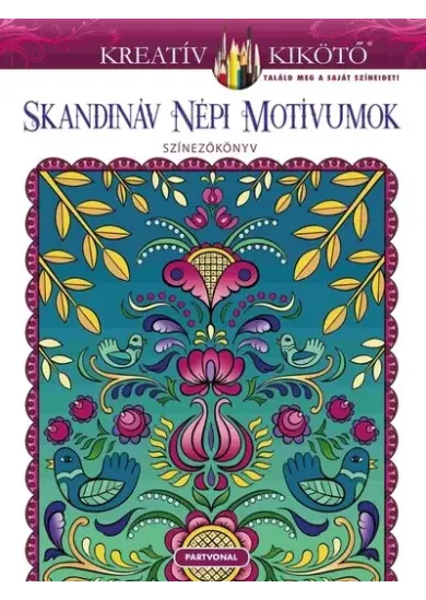 Skandináv népi motívumok - Színezőkönyv - Kreatív kikötő