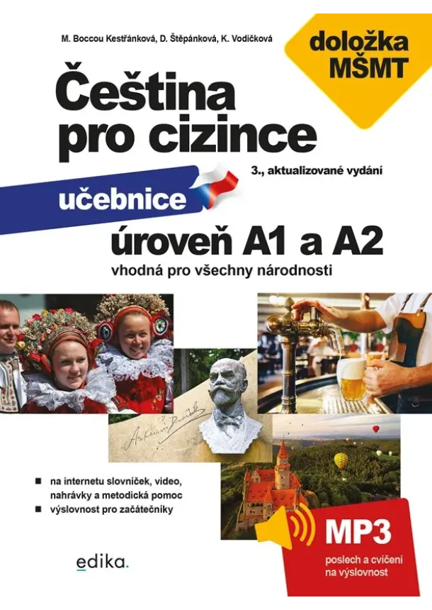 Marie Boccou Kestřánková, Dagmar Štěpánková, Kateřina Vodičková, Jitka Veroňková - Čeština pro cizince A1 a A2