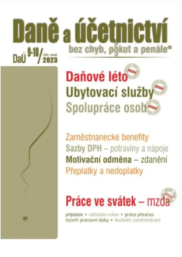 DaÚ 9-10/2023 Daně a účetnictví bez chyb, pokut a penále
