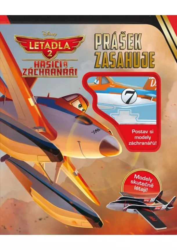 Walt Disney - Letadla 2 - Hasiči a záchranáři - Prášek zasahuje - Postav si modely záchranářů!