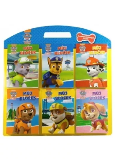 Tlapková patrola - 6 omalovánkových bloků