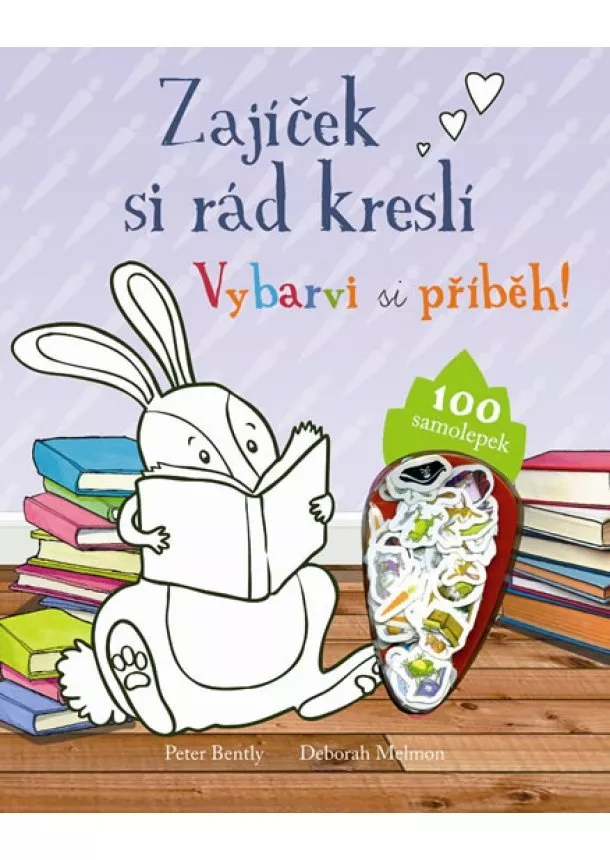 autor neuvedený - Zajíček si rád kreslí - Vybarvi si příběh!