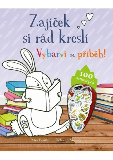 Zajíček si rád kreslí - Vybarvi si příběh!