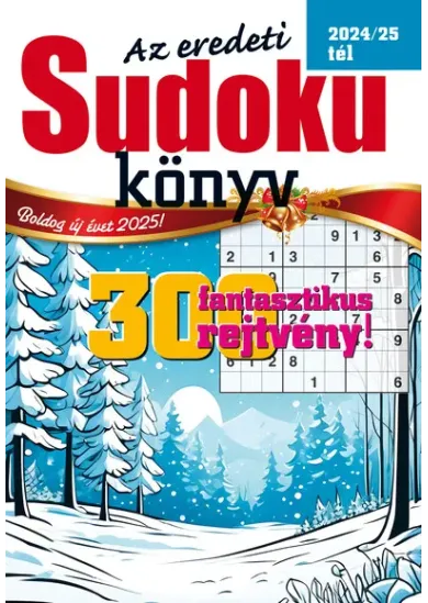 Az eredeti Sudoku KÖNYV 2024/25 tél
